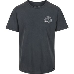 Recovered Clothing NFL Raiders college - černé seprané Tričko vícebarevný
