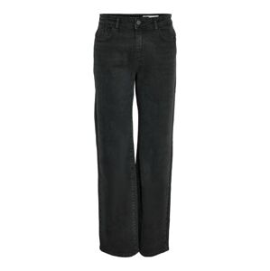 Noisy May NMYolanda NW Wide Jeans Black NOOS Dámské džíny černá