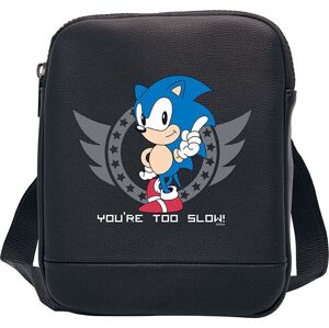 Sonic The Hedgehog Too Slow Taška přes rameno černá