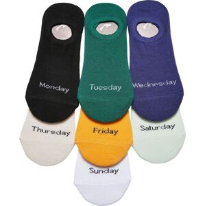 Urban Classics Invisible Weekly Socks 7-Pack Ponožky vícebarevný