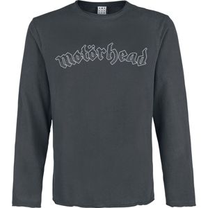 Motörhead Amplified Collection - Snaggletooth Crest tricko s dlouhým rukávem charcoal
