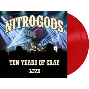 Nitrogods Ten years of crap - Live 2-LP červená