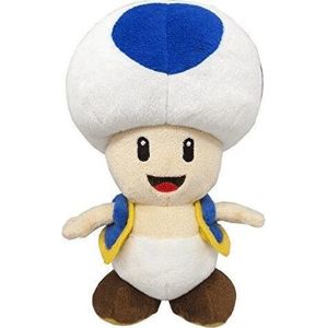 Super Mario Blue Toad plyšová figurka standard