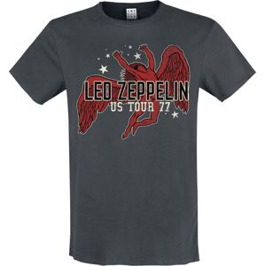 Led Zeppelin Amplified Collection - Icarus tricko charcoal