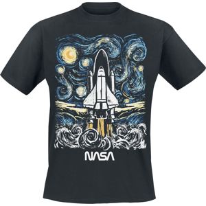 NASA Abstract Tričko černá