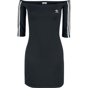Adidas Šaty s odhalenými rameny šaty černá