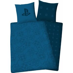 Playstation Controller and Icons Ložní prádlo modrá