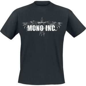 Mono Inc. Raven Vintage Tričko černá