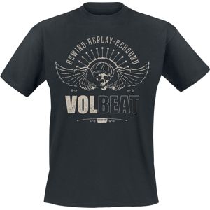 Volbeat Skullwing - Rewind, Replay, Rebound tricko černá
