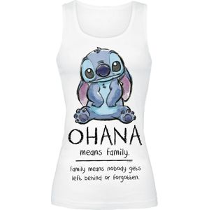Lilo & Stitch Ohana Means Family Dámský top bílá