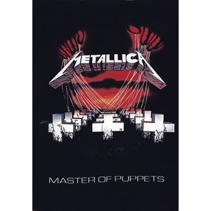 Metallica Master Of Puppets vlajka vícebarevný