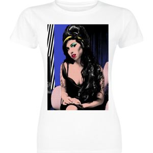 Amy Winehouse Dotted Dámské tričko bílá