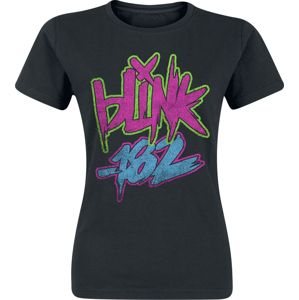 Blink-182 Neon Logo dívcí tricko černá
