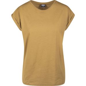 Urban Classics Ladies Extended Shoulder Tee Dámské tričko písková