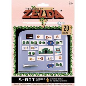 The Legend Of Zelda Retro Magnetka na lednici vícebarevný
