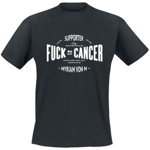 Fuck Cancer by Myriam von M Supporter Tričko černá