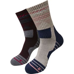 Urban Classics Hiking Performance Socks 2-Pack Ponožky modrá/šedá