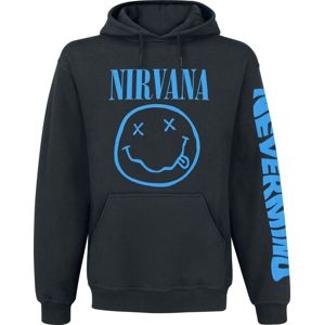 Nirvana Nevermind Smile Mikina s kapucí černá
