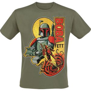 Star Wars Boba Fett Tričko khaki