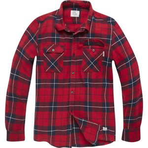 Vintage Industries Flanelová košile Sem Košile červená