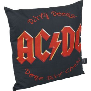 AC/DC Dirty Deeds dekorace polštár cerná/cervená