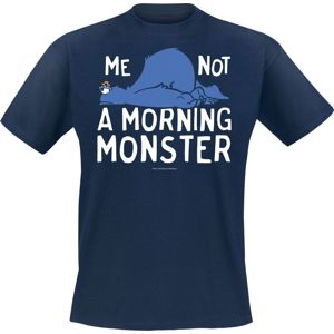 Sesame Street Cookie Monster - Not A Morning Monster tricko námořnická modrá