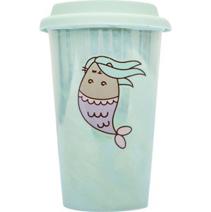 Pusheen Mermaid kávový šálek máta