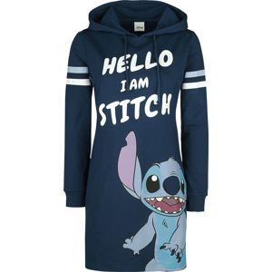 Lilo & Stitch Hello I'm Stitch Šaty s kapucí modrá