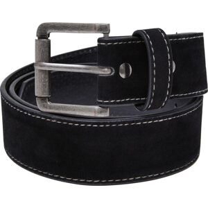 Urban Classics Synthetic Leather Layering Belt Opasky z umělé kůže černá
