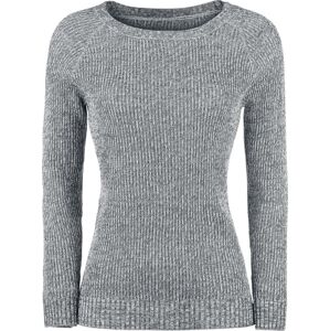 Black Premium by EMP Knitted Basic Sweater Dámská mikina šedá