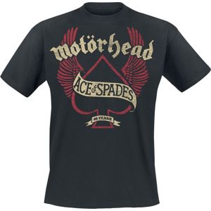 Motörhead 40 Years Wings Tričko černá