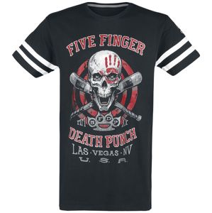 Five Finger Death Punch Baseball Tričko černá