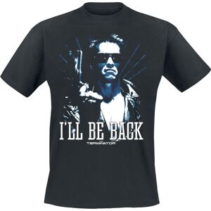 Terminator I'll Be Back Tričko černá