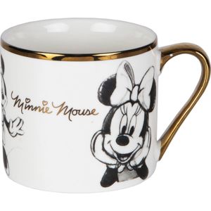 Mickey & Minnie Mouse Minnie Hrnek bílá/zlatá
