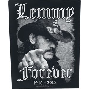 Motörhead Lemmy Kilmister - Forever nášivka na záda cerná/bílá