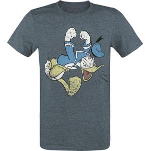 Mickey & Minnie Mouse Donald Duck - Angry Duck Tričko s nádechem tmave modré