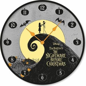 The Nightmare Before Christmas Jack Und Sally Nástenné hodiny standard
