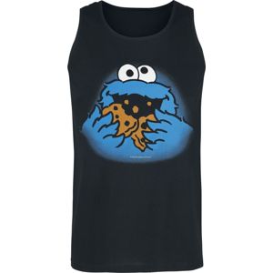Sesame Street Cookie Monster Tank top černá