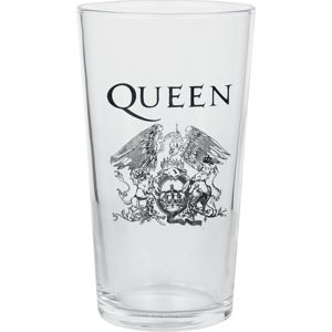 Queen Crest pivní sklenice transparentní