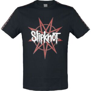 Slipknot Amplified Collection - Mens Taped Single Jersey Tričko černá