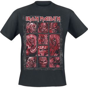 Iron Maiden Ten Eddies Red Tone Tričko černá