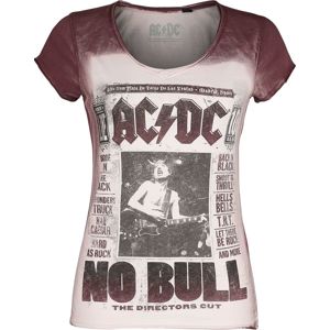 AC/DC No Bull dívcí tricko ružová/cervená