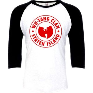 Wu Tang Clan Staten Island Tričko s dlouhým rukávem bílá/cerná