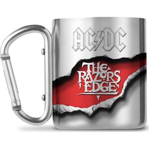 AC/DC The Razers Edge - Tasse mit Karabinerhaken Hrnek stríbrná