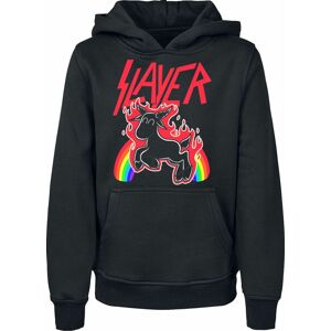 Slayer Kids - Rainbow Goat detská mikina s kapucí černá