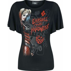 Harley Quinn Embrace Madness Dámské tričko černá
