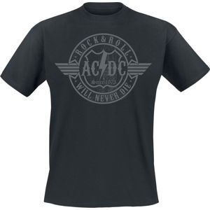 AC/DC Rock & Roll - Will Never Die Tričko černá