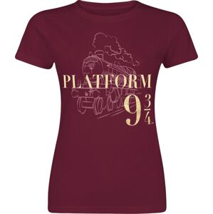 Harry Potter Platform 9 3/4 Dámské tričko červená