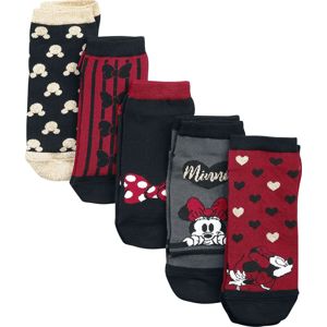Mickey & Minnie Mouse Minnie Maus Ponožky vícebarevný