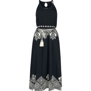 Black Premium by EMP Dlouhé šaty s keltským ornamentem Šaty černá